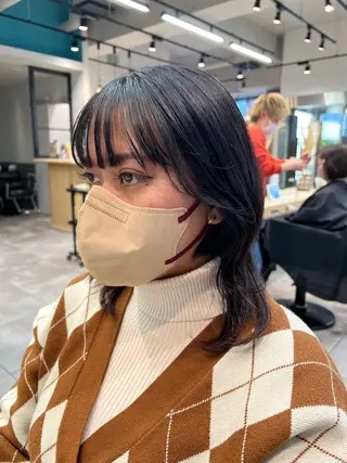 ミディアム 🌞レイヤー×カラー 前川那津美🌞のヘアスタイル