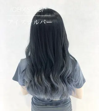 セミロング カラー 代表/七瀬/ギャル/ シールエクステ/渋谷のヘアスタイル