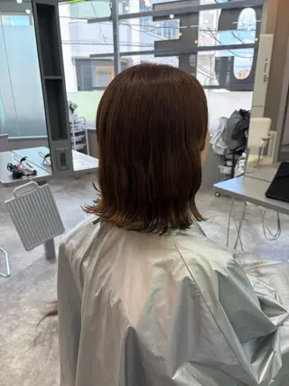 ミディアム カラー 比嘉 翔太のヘアスタイル