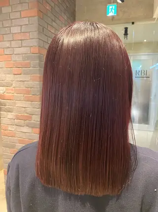 ミディアム カラー 吉川 慶斗のヘアスタイル