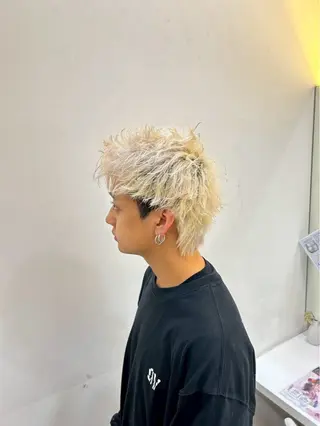 カラー ヘアアレンジ メンズ 🥀ダブルカラー/ 艶カラー🥀ユイキのヘアスタイル