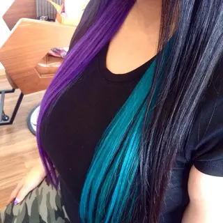 ロング カラー 辨天 勇介のヘアスタイル