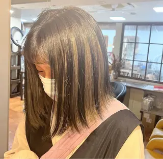 ショート カラー レイヤー/透明感 カラー🫧‪平井のヘアスタイル