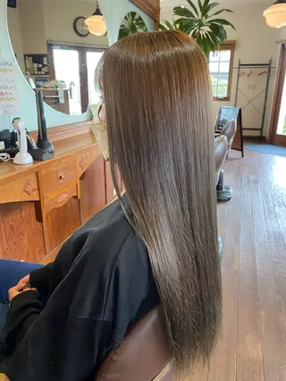 ロング 北川 飛瑶のヘアスタイル