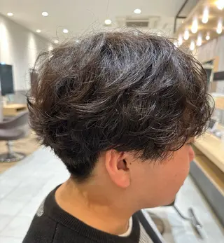 パーマ メンズ 市川透明感カラー &パーマ美容師Kaiのヘアスタイル
