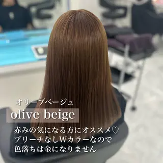 セミロング カラー ♡ダブルカラー特化♡ miyuのヘアスタイル