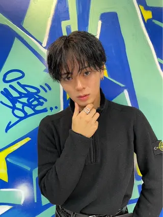 ショート メンズ メンズパーマ 毛流れ/シャドウのヘアスタイル