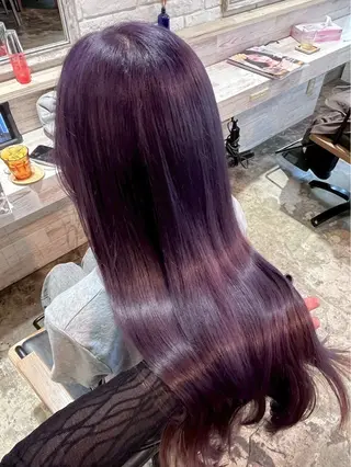 ロング カラー ハイトーン/韓国風/ 艶髪/吉祥寺のヘアスタイル