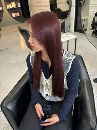 カラー MaisonHALU 松浦光咲のヘアスタイル