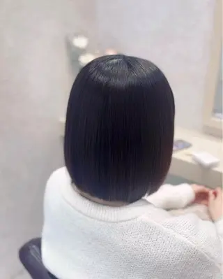 ショート パーマ suzuka/透明感 カラー 美髪縮毛矯正のヘアスタイル