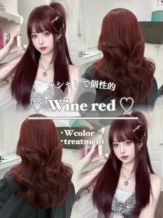 ロング カラー 🩰girlyモテ ヘア🩰🍨AYAのヘアスタイル