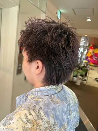 カラー メンズ yunosuke/艶 カラーw-salonのヘアスタイル