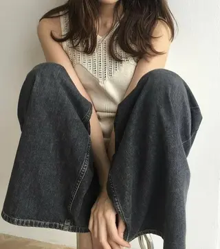 ミディアム LadA hair.makeのヘアスタイル