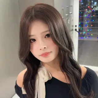 セミロング 🤍Suzuka🤍 ハイトーン/ブリーチのヘアスタイル