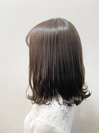 ミディアム カラー graphy池袋 東ヶ崎　凌のヘアスタイル