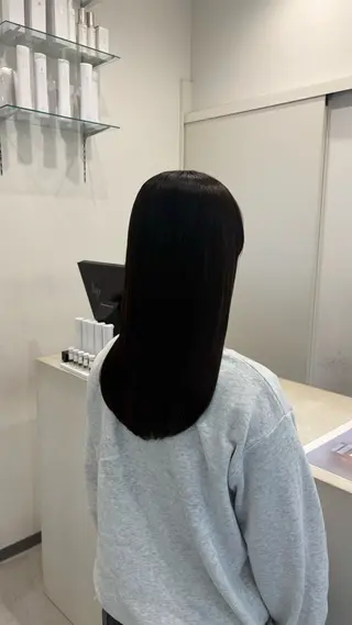 セミロング 加賀谷 乙葉のヘアスタイル