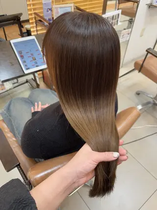 セミロング 頭皮×髪質改善 透明感カラー💎中村のヘアスタイル