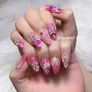 ネイル HANA 長さだしのネイルデザイン