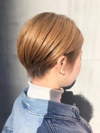 ショート カラー 千葉 郁也のヘアスタイル