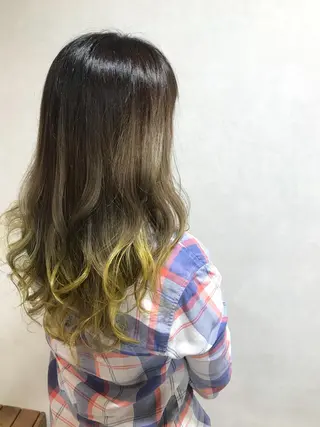 ロング カラー ルーチェヘアー 北摂エリアNo.1のヘアスタイル
