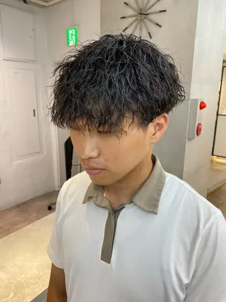 パーマ メンズ 新宿【メンズパーマ】 塩澤太一のヘアスタイル