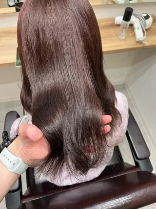 ミディアム カラー 🫧ぷる艶カラー🫧 Yuubi🦩のヘアスタイル