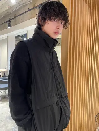 メンズ green ueno所属・r i i / ナチュラルカラーのヘアスタイル