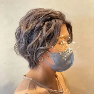 ショート ヘアアレンジ L by first所属・ヘアスタイリスト 🔥aikoのヘアスタイル
