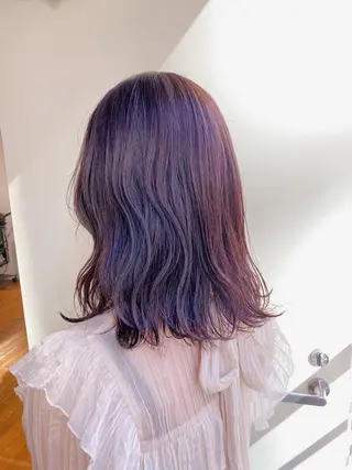 ミディアム カラー IVORY.所属・🟩白髪ぼかし/ボブ /ショートヘア/大司のヘアスタイル