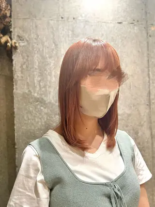 セミロング mizo /ケアカラー/登戸のヘアスタイル