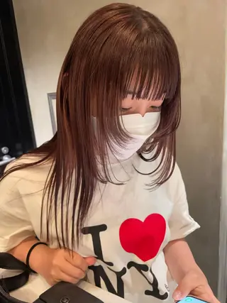 ロング カラー classic 新横浜所属・大人girly🛋️ 🤍yukakoのヘアスタイル