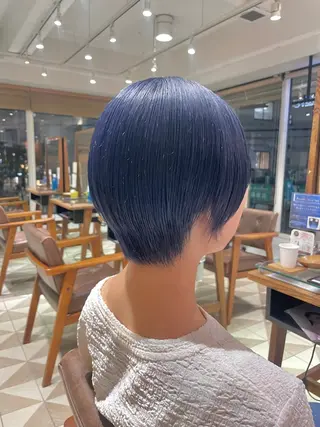 ショート カラー ʜᴀʀᴜᴋᴀ♱メンズ ウルフ/ブリーチのヘアスタイル