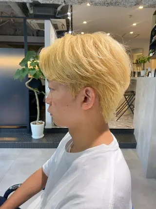 カラー メンズ メンズパーマ/メンズ カット/伊藤　げんのヘアスタイル