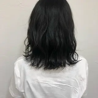 ミディアム カラー GLROW haruhiのヘアスタイル