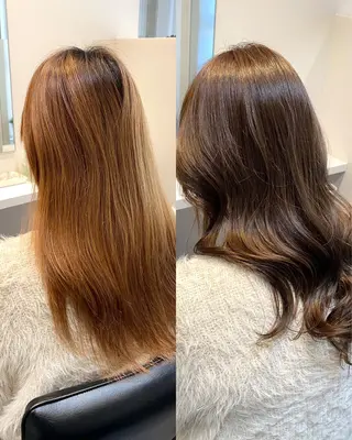 セミロング カラー amie所属・会話少なめ/ 髪質改善/Ruiのヘアスタイル