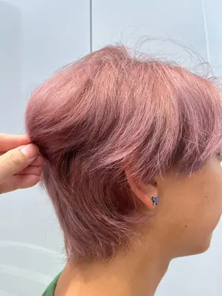 カラー メンズ 🪽羽エク/Ash 店長/折目奈央🪽のヘアスタイル