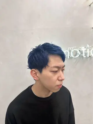 ショート カラー メンズ 野﨑 煌のヘアスタイル