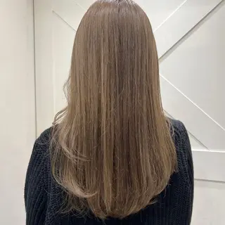 ロング カラー 横浜/ミルクティー カラー🤍みうのヘアスタイル