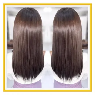 セミロング カラー パーマ ヘアアレンジ メンズ ネイル マツエク・マツパ 20代半ば上質なへア ケア 髪質改善 大西のヘアスタイル