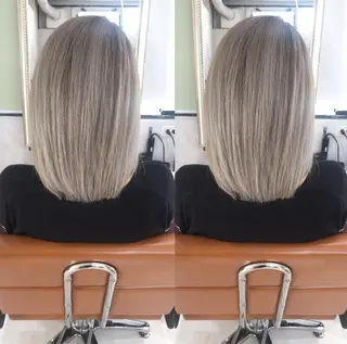 ミディアム カラー rollen所属・美魔女 美容師NAOのヘアスタイル