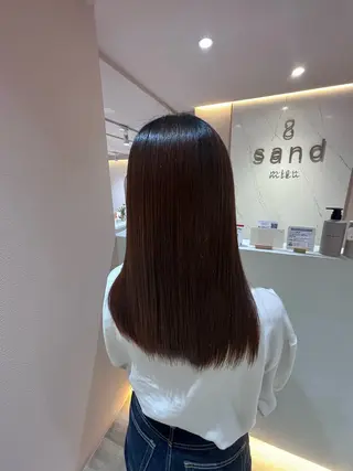 セミロング sand clear所属・戸森 manakaのヘアスタイル