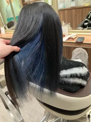 ロング カラー Re:st所属・Miyavi/カラー ショートボブのヘアスタイル