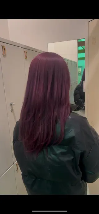 ロング ハイトーンカラー/エ クステ/デザインのヘアスタイル