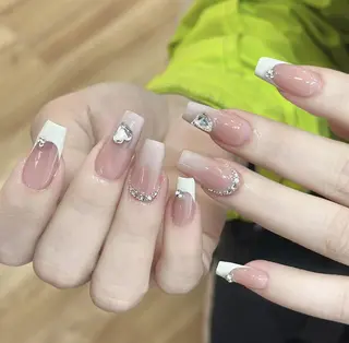 ネイル By moonネイル 🌷ワンホン/韓国風のネイルデザイン