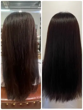 ロング ウシロダ メグミのヘアスタイル