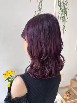 ミディアム カラー 暖色カラー／ ヘアセット🌛櫻井舞のヘアスタイル