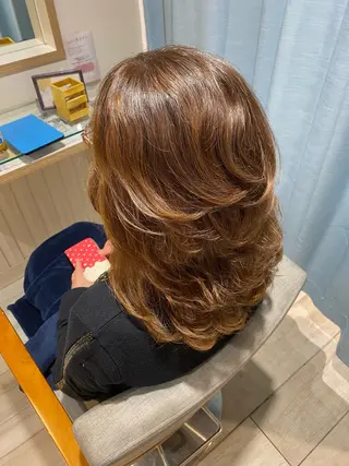 ミディアム カラー メンズカット募集中 🌷🫧森山彩音のヘアスタイル