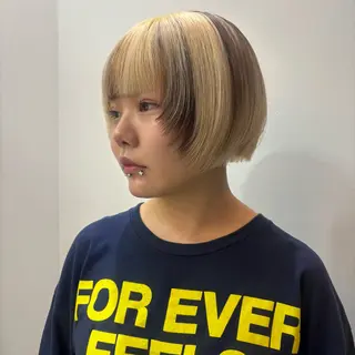 ショート ハイトーン/レイヤー 🍎nonokaのヘアスタイル