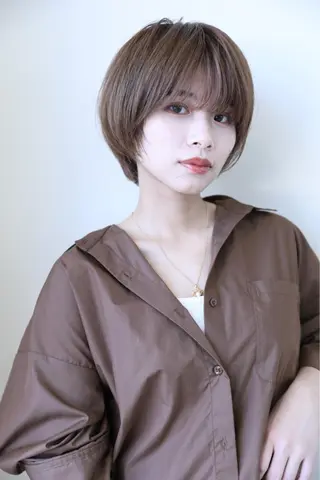 ショート カラー BLENDby happiness所属・KAORU/絹髪 /髪質改善/奈良のヘアスタイル