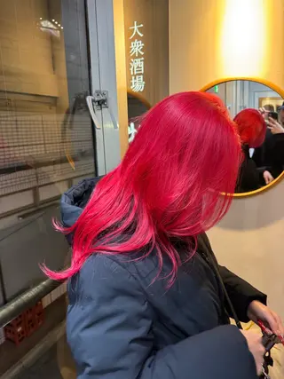 セミロング JUNYA 海外ガールヘアのヘアスタイル